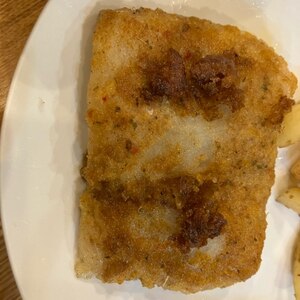 白身魚のパン粉焼き